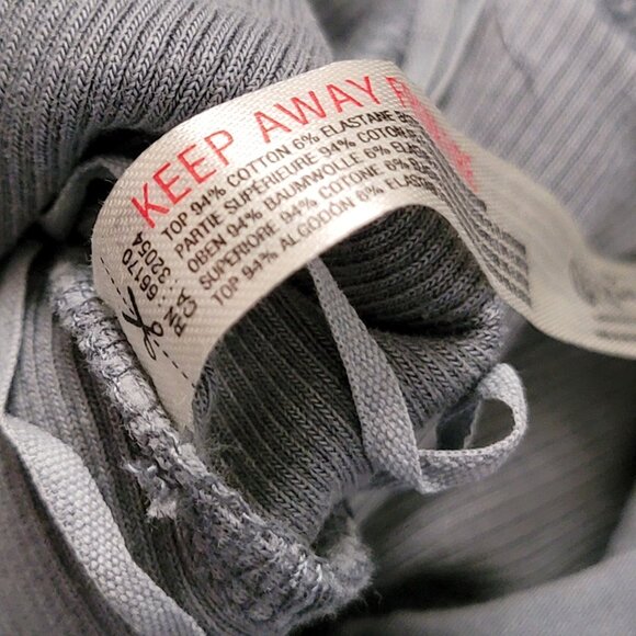 Free People Hot Shot Wide Leg Jumpsuit Womens M Grey Casual Relaxed Athleisure - Picture 7 of 10